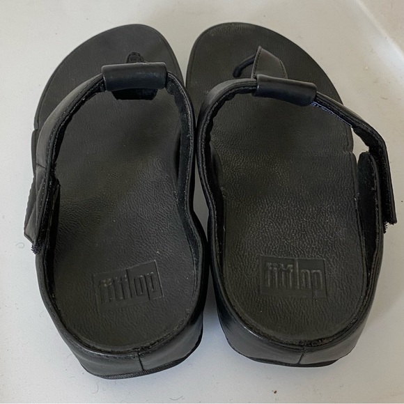 Fit Flop Mina Black Sandals - Picture 3 of 7